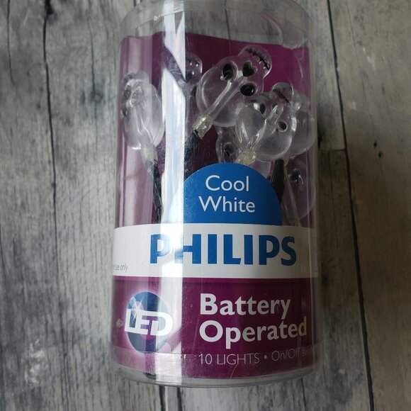 Philips LED Battery Operated Skull Battery Operated Lights - Picture 1 of 3